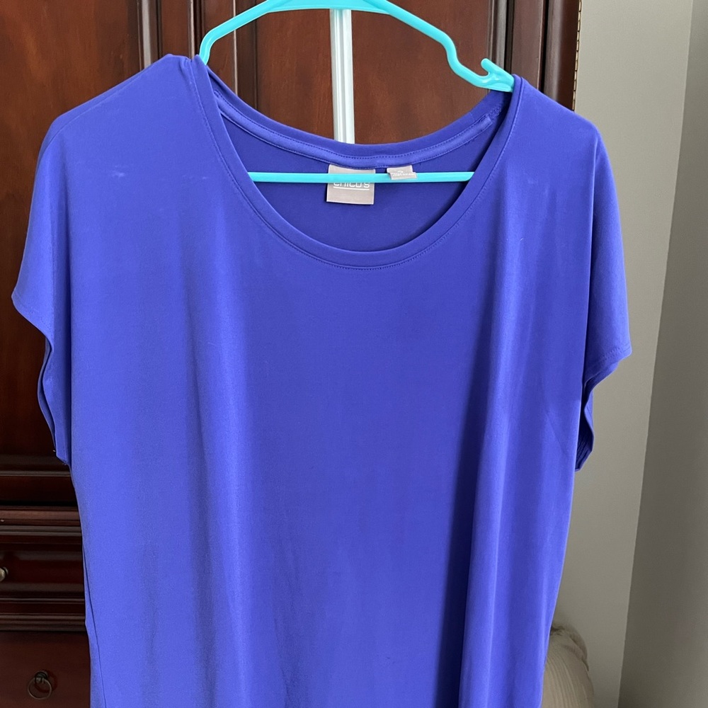 Chicos L (Size2) purple blouse